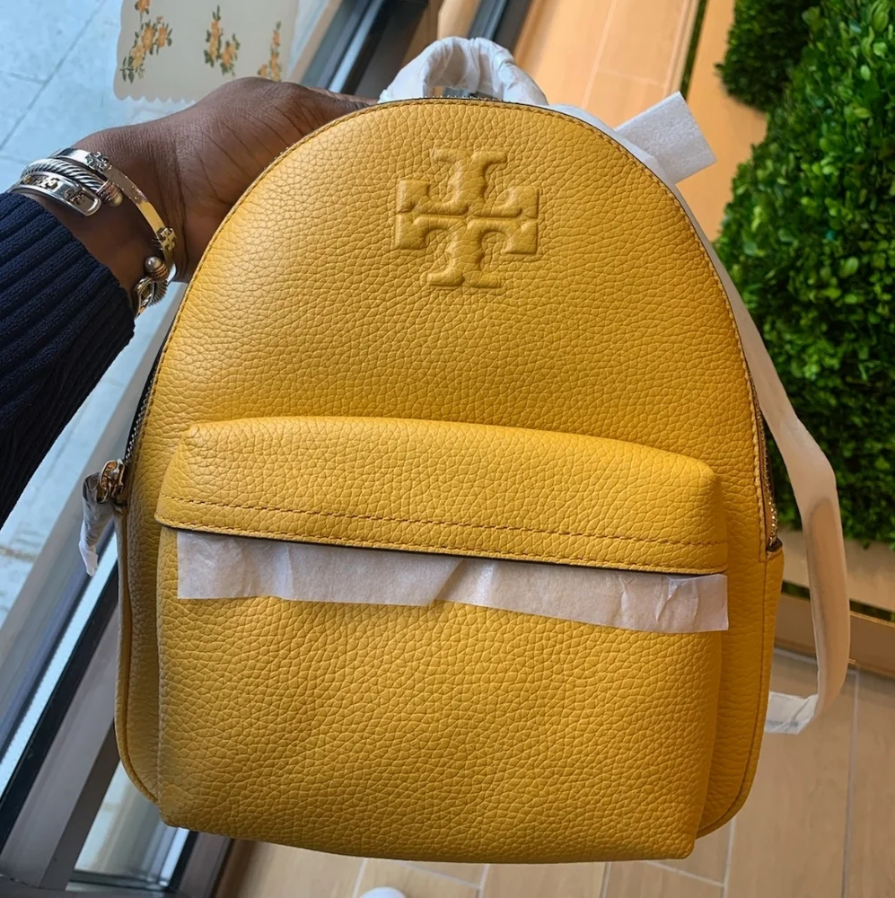 ⚠️LAST 1⚠️ Tory Burch Thea Mini Backpack Yellow - Picture 7 of 8